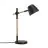 Nordlux Lampada Da Tavolo Theo Metallo e Legna Nero | Adatto per GU10