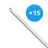 Confezione Multipack 15x Bright Choice Stagna LED 17W 1870lm - 840 Bianco Freddo | 120cm